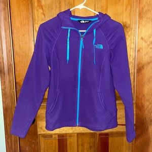 Purple north face fleece